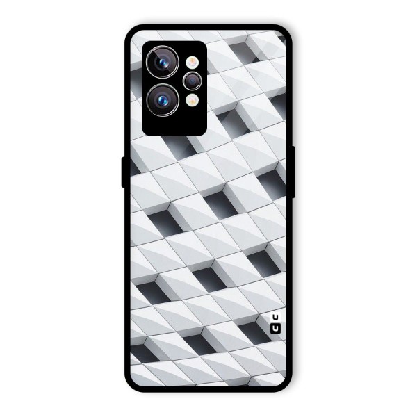 Building Pattern Glass Back Case for Realme GT2 Pro