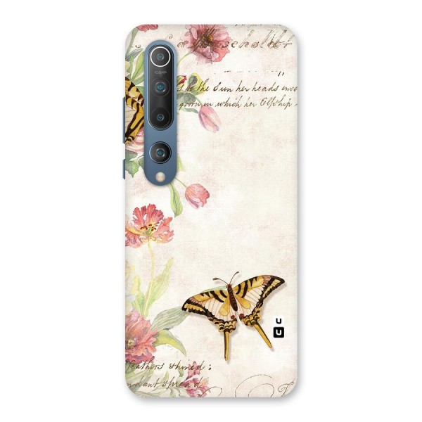 Butterfly Floral Back Case for Mi 10