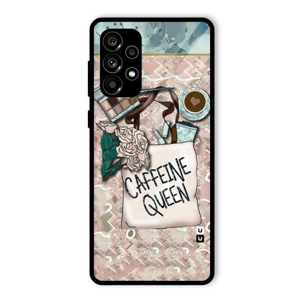 Caffeine Queen Glass Back Case for Galaxy A73 5G