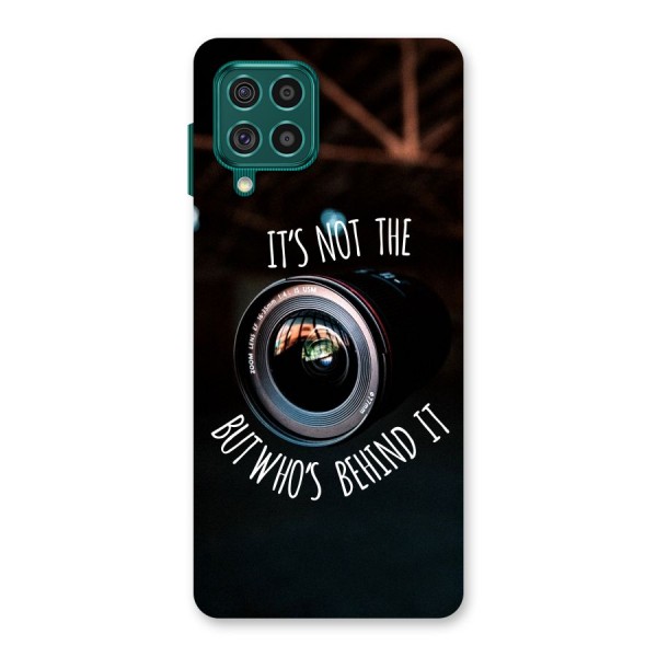 Camera Quote Back Case for Galaxy F62