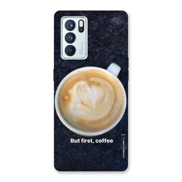 Cappuccino Coffee Back Case for Oppo Reno6 Pro 5G