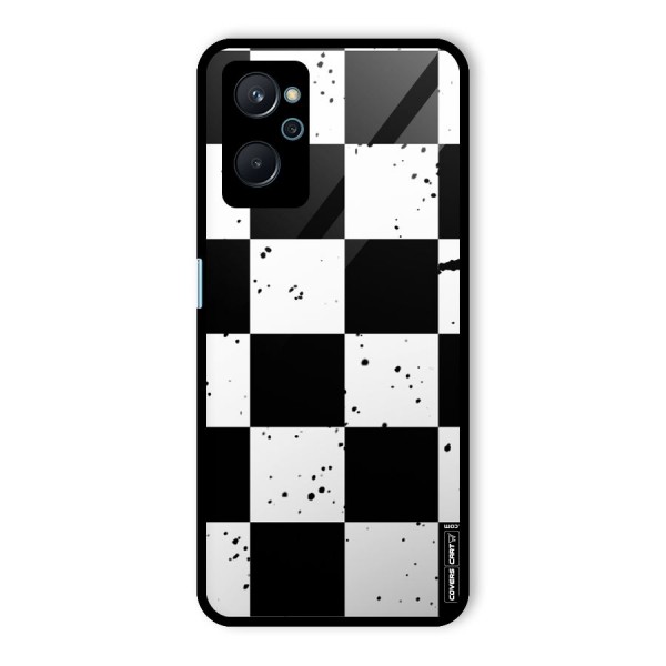 Check Mate Glass Back Case for Realme 9i