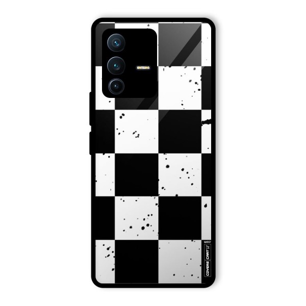 Check Mate Glass Back Case for Vivo V23 Pro