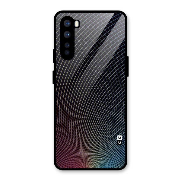 Check Swirls Glass Back Case for OnePlus Nord