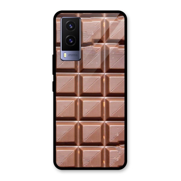 Chocolate Tiles Glass Back Case for Vivo V21e 5G