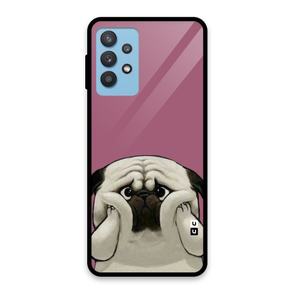 Chubby Doggo Glass Back Case for Galaxy M32 5G