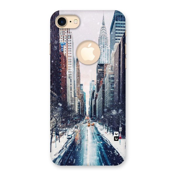 City Snow Back Case for iPhone 8 Logo Cut