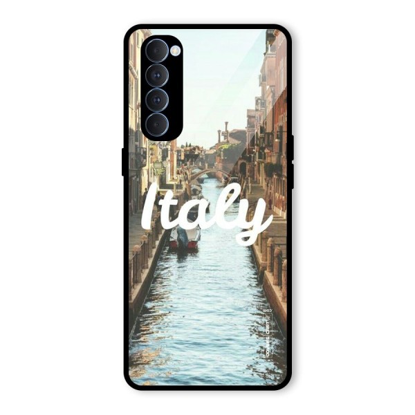 City Travel Glass Back Case for Oppo Reno4 Pro