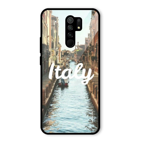 City Travel Glass Back Case for Redmi 9 Prime