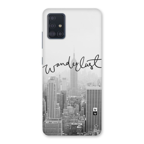 City Wanderlust Monochrome Back Case for Galaxy A51