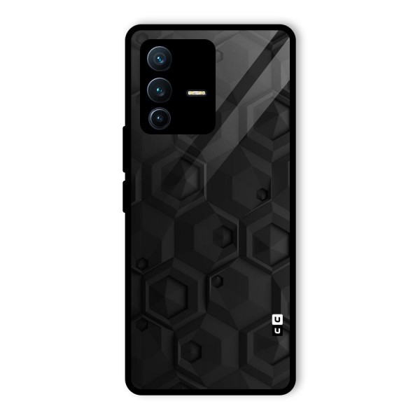 Classic Hexa Glass Back Case for Vivo V23 Pro