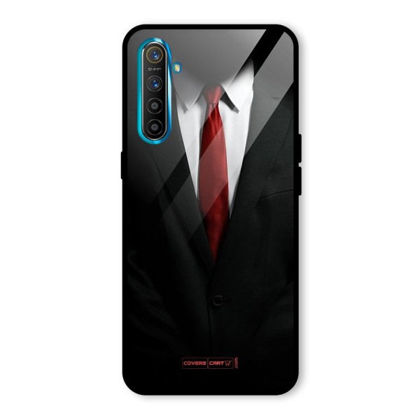 Classic Suit Glass Back Case for Realme XT