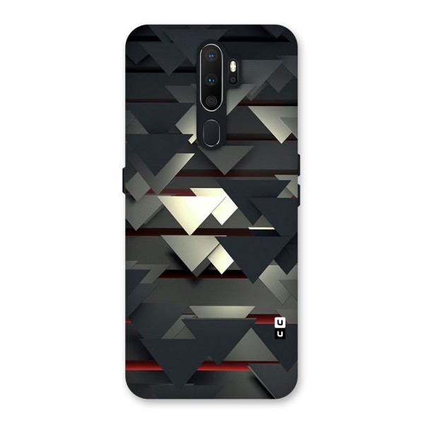 Classic Triangles Design Back Case for Oppo A5 (2020)