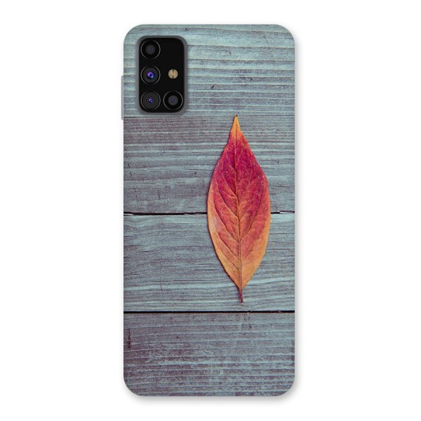 Classic Wood Leaf Back Case for Galaxy M31s