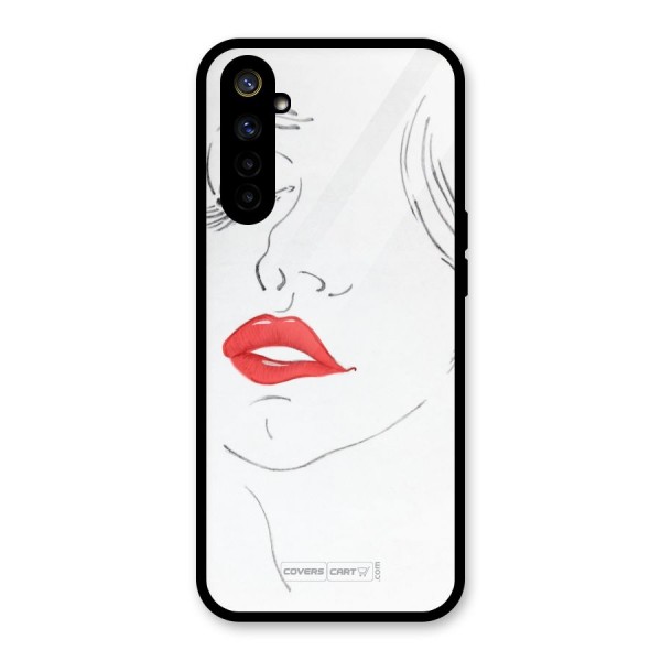 Classy Girl Glass Back Case for Realme 6i