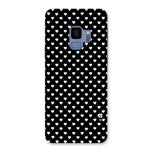 Classy Hearty Polka Back Case for Galaxy S9