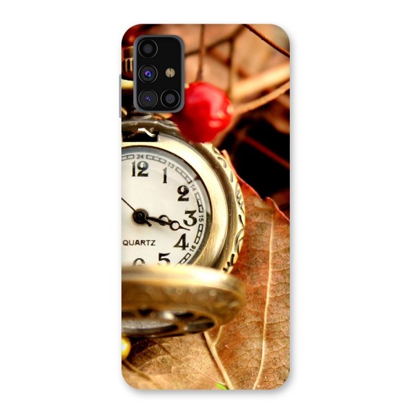 Clock And Cherry Back Case for Galaxy M31s