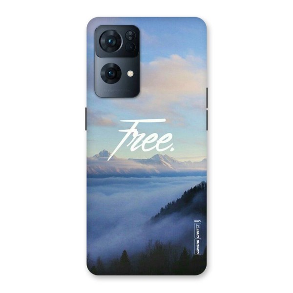 Cloudy Free Back Case for Oppo Reno7 Pro 5G