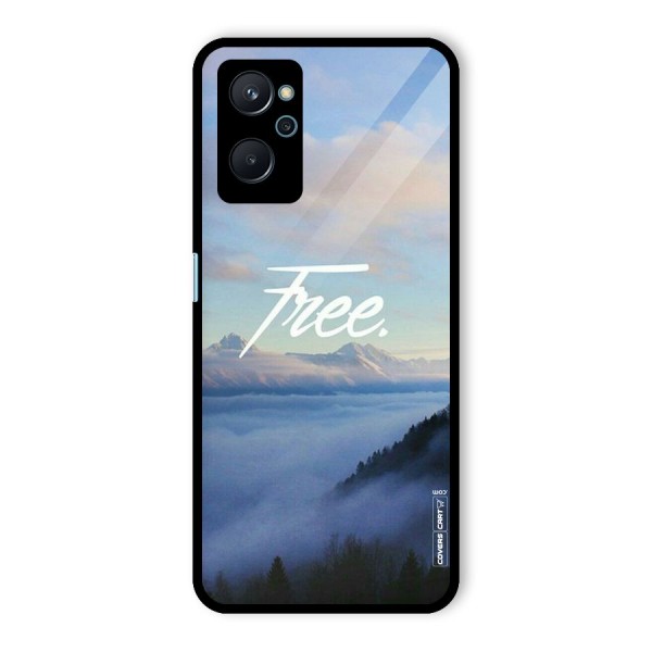 Cloudy Free Glass Back Case for Realme 9i