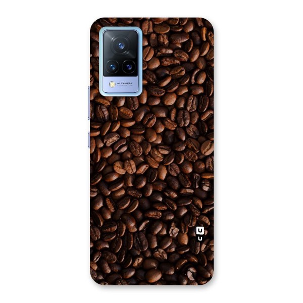 Coffee Beans Scattered Back Case for Vivo V21 5G