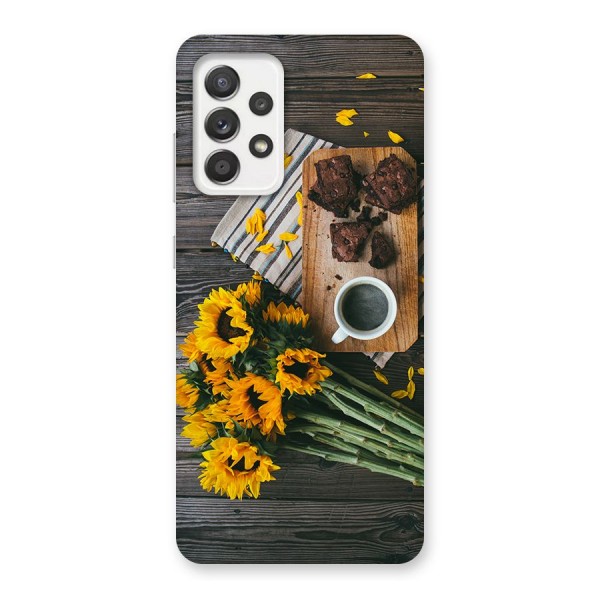 Coffee and Flowers Back Case for Galaxy A52