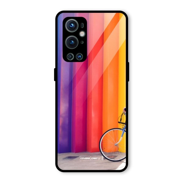Colorful Walls Glass Back Case for OnePlus 9 Pro