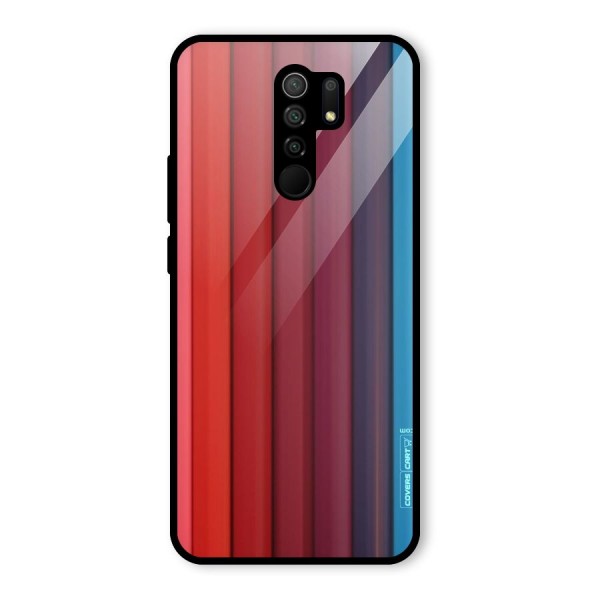 Colour Palette Glass Back Case for Redmi 9 Prime