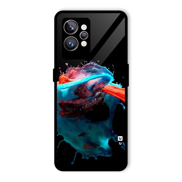 Colour War Glass Back Case for Realme GT2 Pro