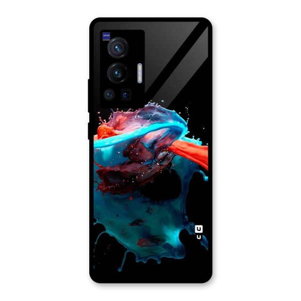 Colour War Glass Back Case for Vivo X70 Pro