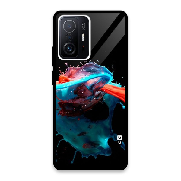 Colour War Glass Back Case for Xiaomi 11T Pro