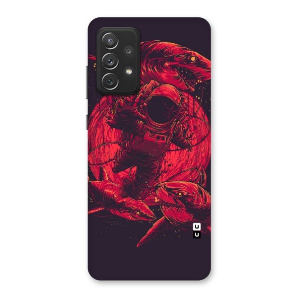 Coloured Spaceman Back Case for Galaxy A72