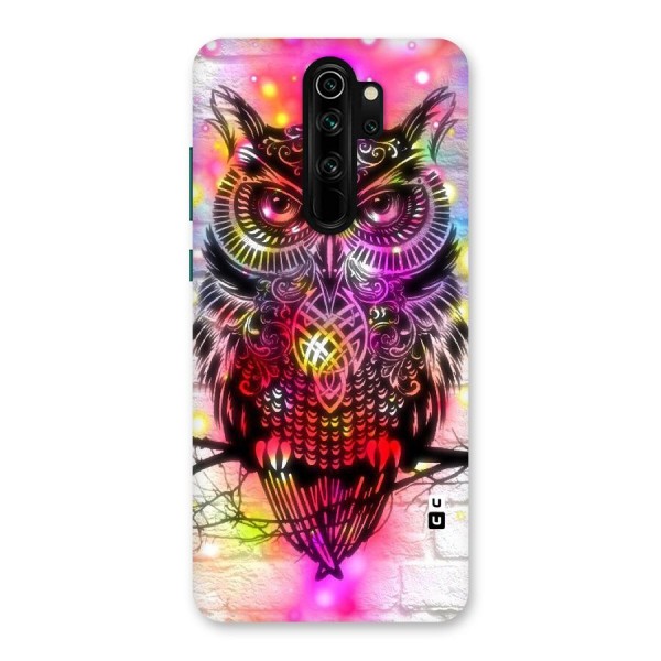 Colourful Owl Back Case for Redmi Note 8 Pro