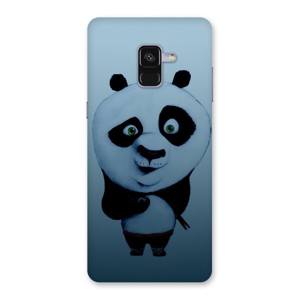 Confused Cute Panda Back Case for Galaxy A8 Plus