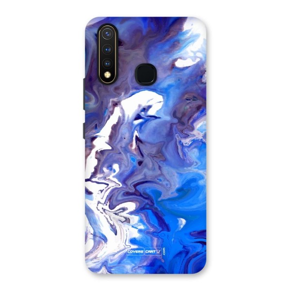 Cool Blue Marble Texture Back Case for Vivo U20