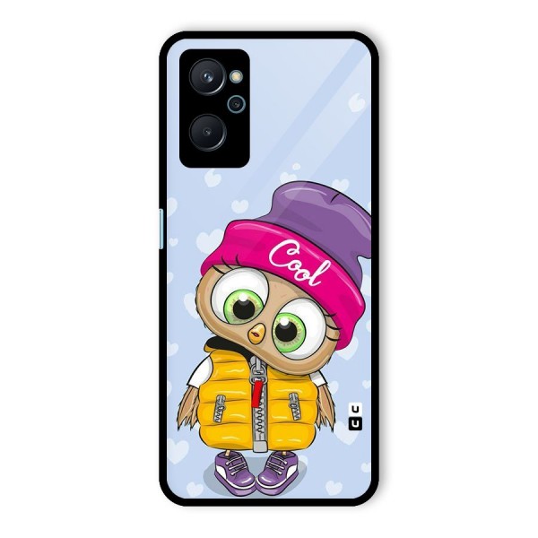 Cool Owl Glass Back Case for Realme 9i