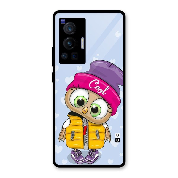 Cool Owl Glass Back Case for Vivo X70 Pro