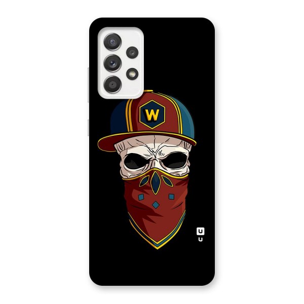 Cool Skull Mask Cap Back Case for Galaxy A52