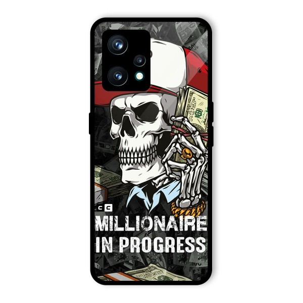 Cool Skull Millionaire In Progress Glass Back Case for Realme 9 Pro Plus 5G