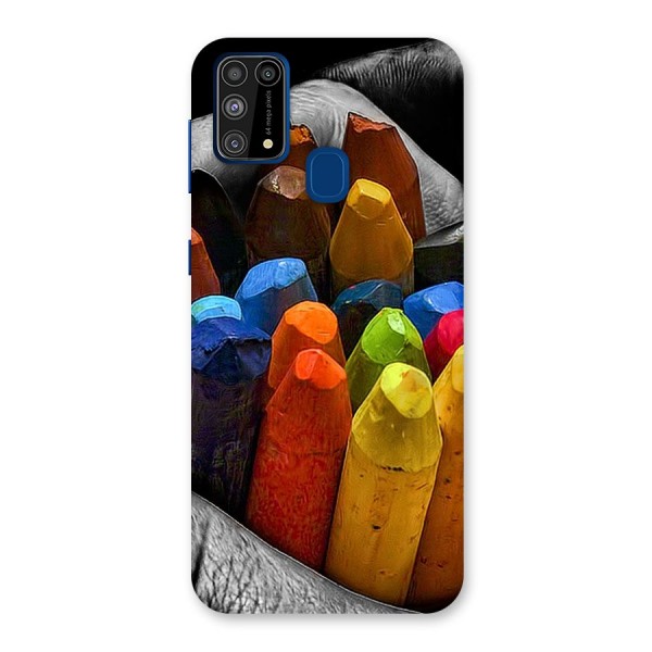 Crayons Beautiful Back Case for Galaxy F41