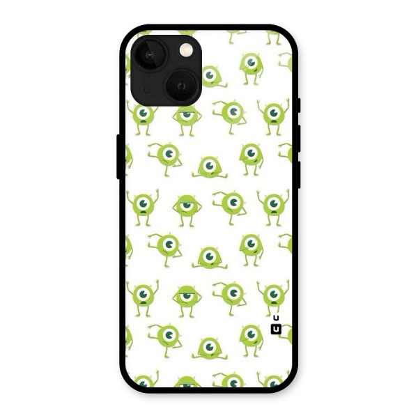 Crazy Green Maniac Glass Back Case for iPhone 13