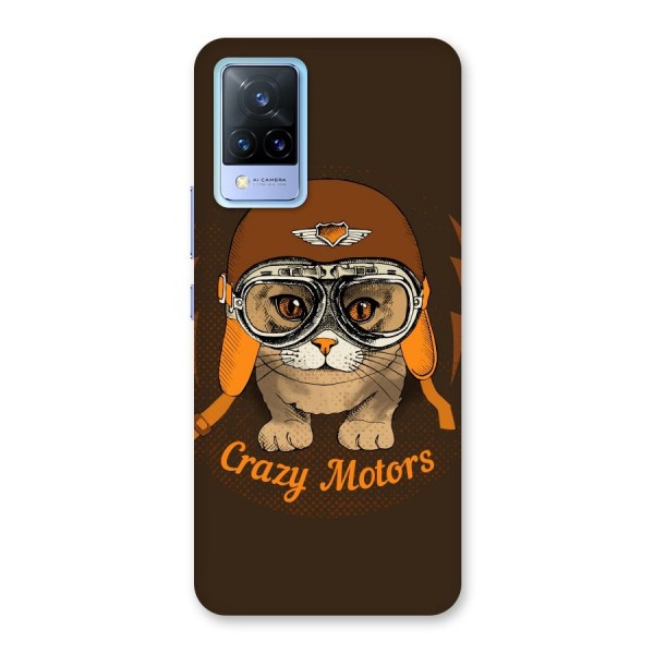 Crazy cat Back Case for Vivo V21 5G