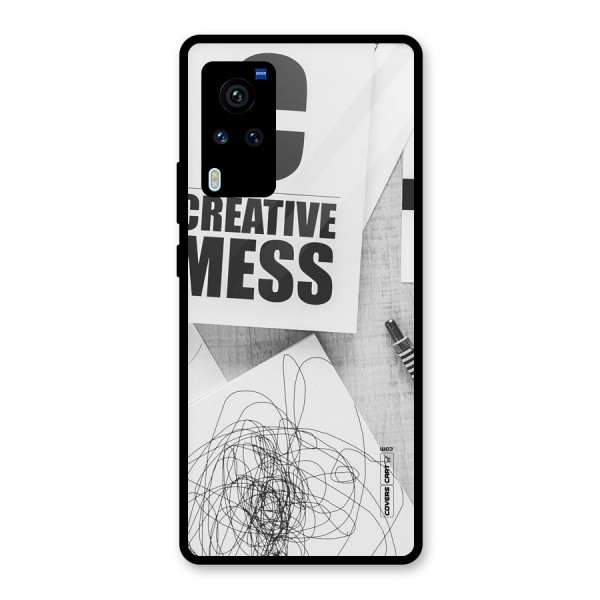 Creative Mess Glass Back Case for Vivo X60 Pro