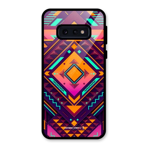 Creative Rhombus Glass Back Case for Galaxy S10e