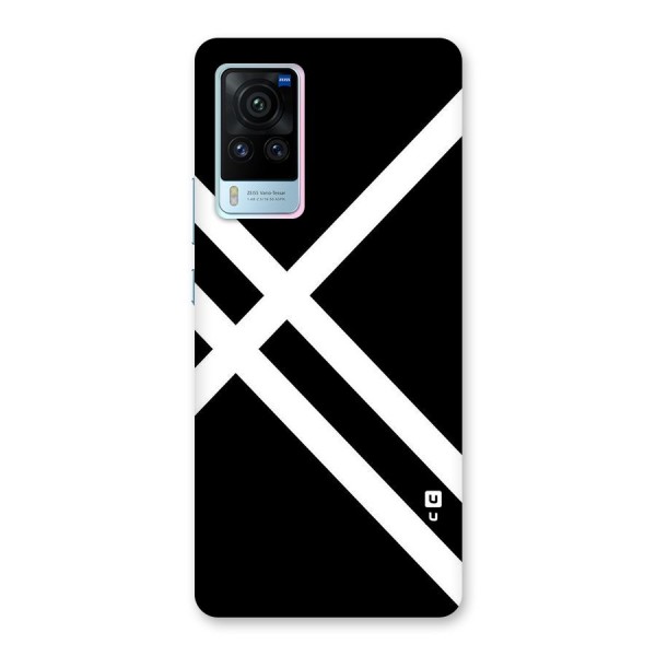 CrissCross Lines Back Case for Vivo X60 Pro