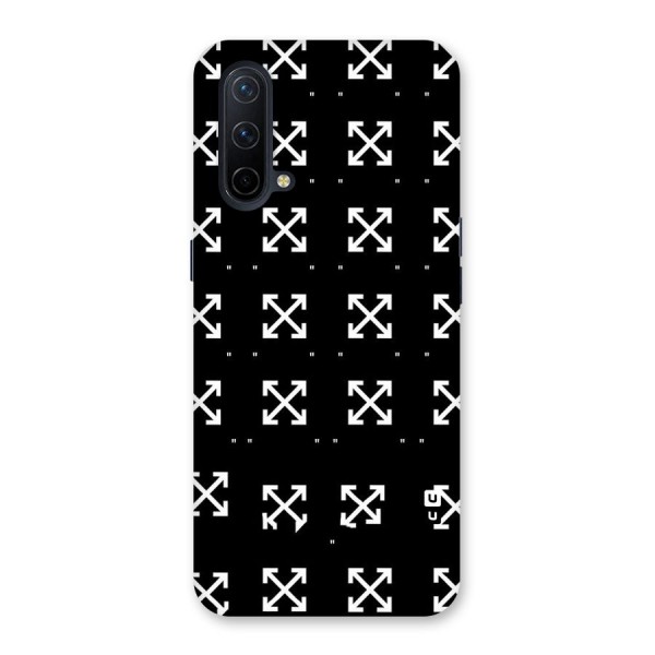 Cross Arrow Black Back Case for OnePlus Nord CE 5G