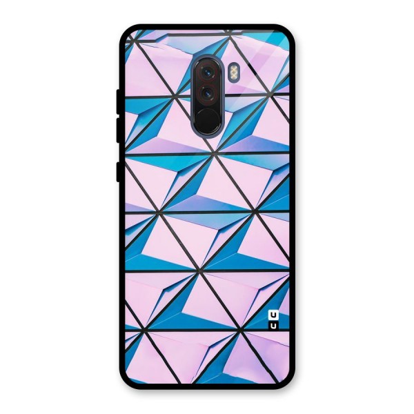 Crystal Abstract Glass Back Case for Poco F1