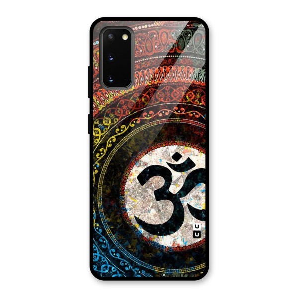 Culture Om Design Glass Back Case for Galaxy S20