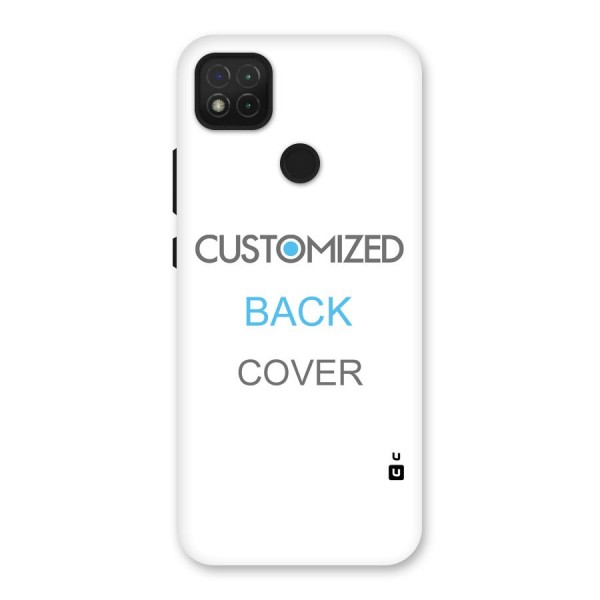 Customized Back Case for Redmi 9C