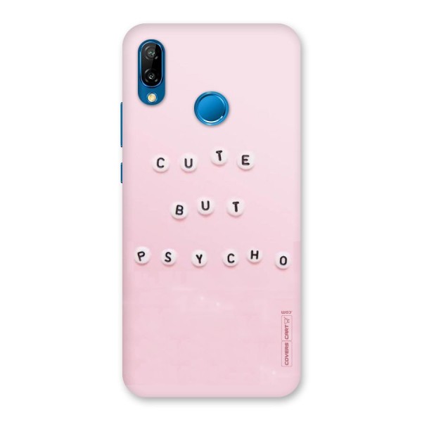 Cute But Psycho Back Case for Huawei P20 Lite