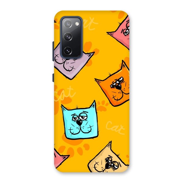 Cute Cat Pattern Back Case for Galaxy S20 FE